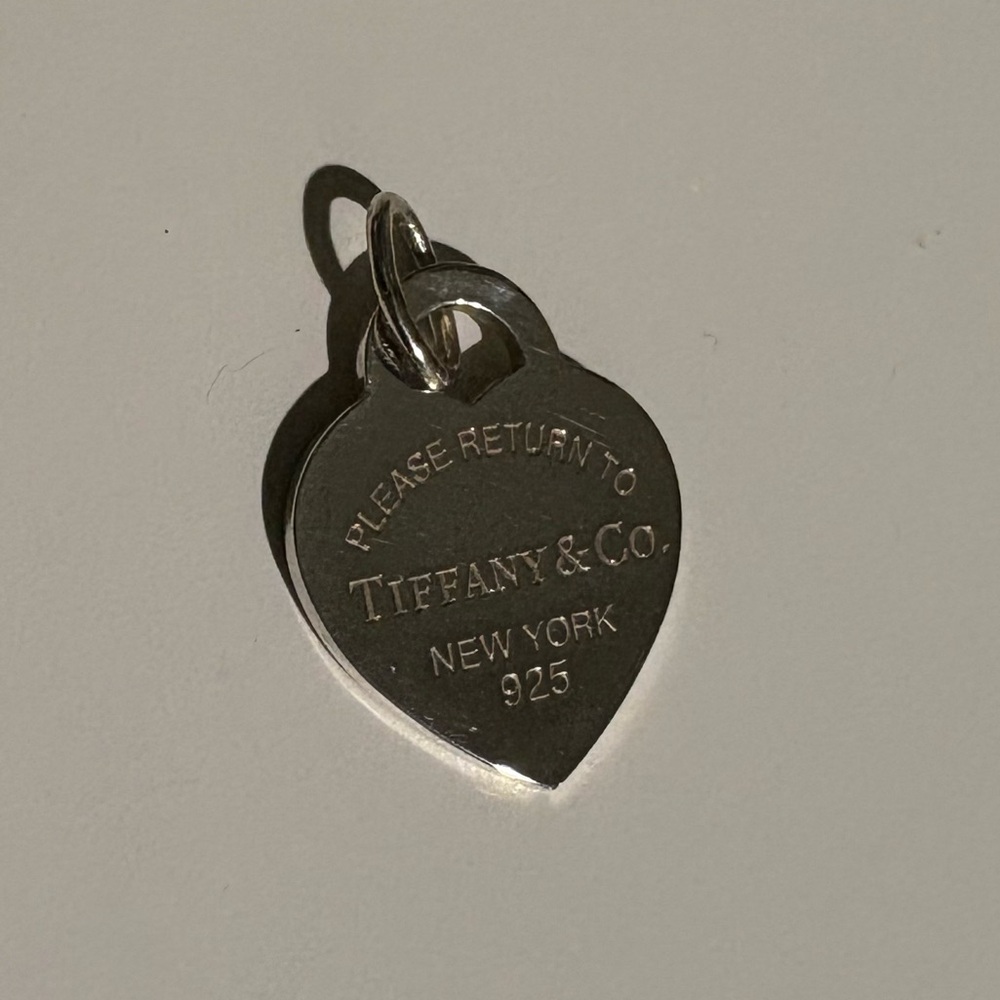 Tiffany & Co. Return to Tiffany Heart Tag Pendant Blue Enamel - Picture 9 of 12